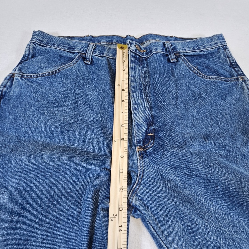 Wrangler Rustler‎ Jeans Men's 40x30 Blue Denim Regular Fit Straight Leg J04-A03 - Picture 10 of 11